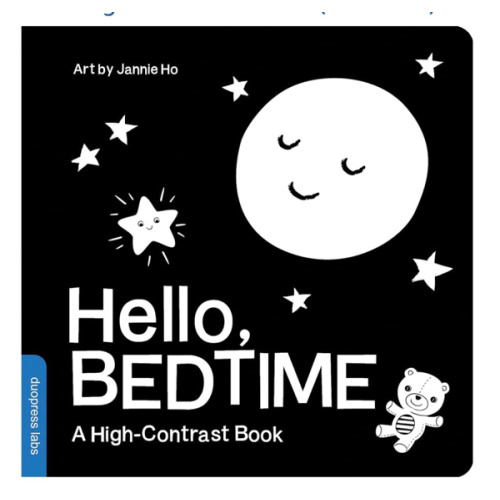 Hello, Bedtime: A High-Contrast Board Book for Babies, Perfect for a Shower Gift