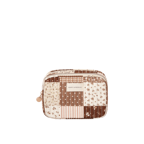 The Split Organizer Brown Patchwork