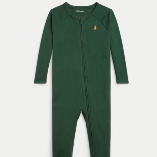 Cotton Interlock Footed Coverall