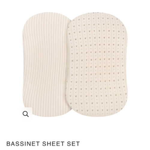 Linear Floral Bassinet Sheet Set – Ely's & Co.