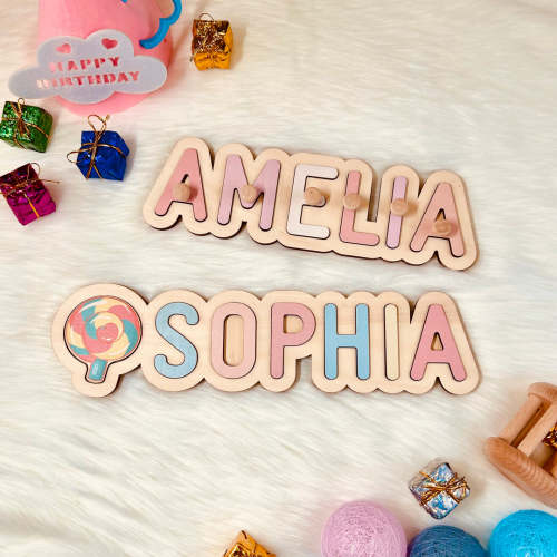Wooden Name Puzzle For Baby – Woodemon