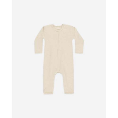 Ribbed Baby Jumpsuit || Oatmeal – Quincy Mae