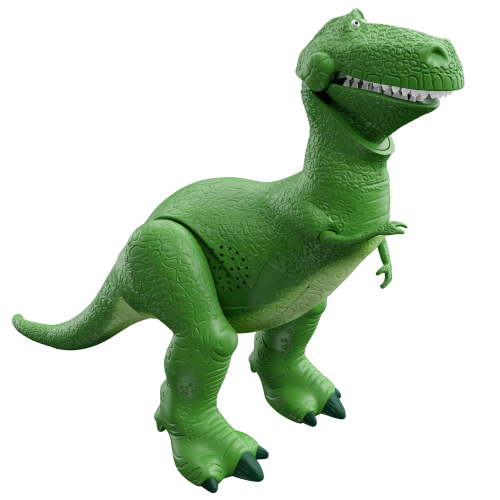 Disney Pixar Toy Story Rex Action Figure, Roarin' Laughs Talking Dinosaur Toy, Movie Collectible