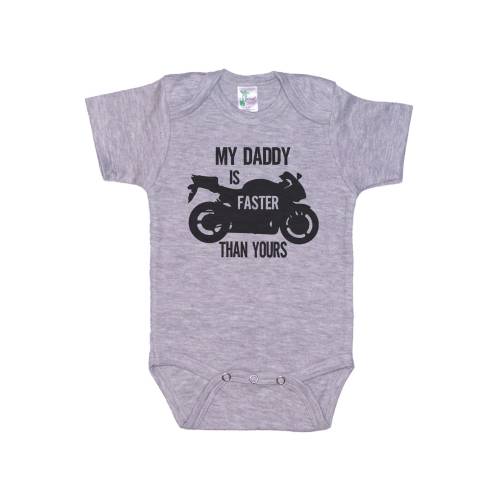 Motorcycle Baby Onesie®, My Daddy Is Faster Than Yours, Motorcycle Bodysuit, Funny Baby Onesie®, Street Bike Newborn Outfit, Crotch Rocket