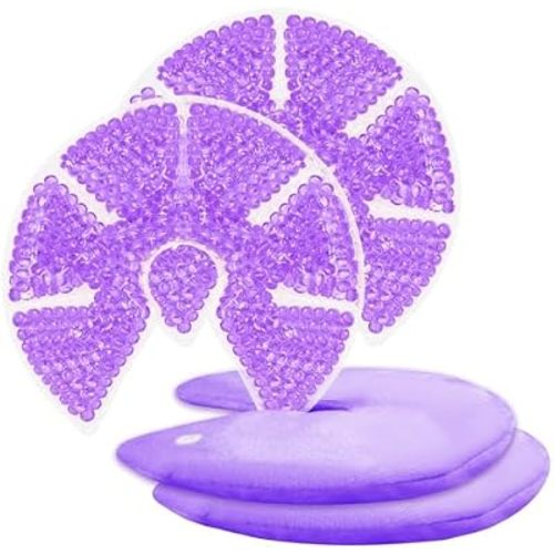 Hot/Cold Breast Gel Ice Packs Breastfeeding Cooling/Heat Pad Pain Relief