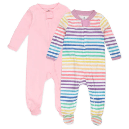 2-Pack Organic Cotton Sleep & Plays | Honest Baby Clothing 6-9 Mo