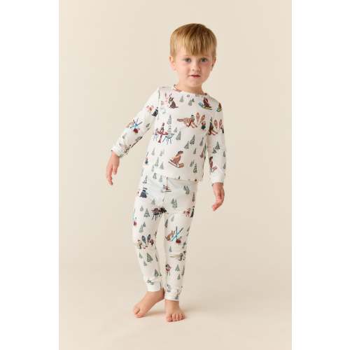 Hunter Cloud Jersey Kids Set in Winter Break Pups