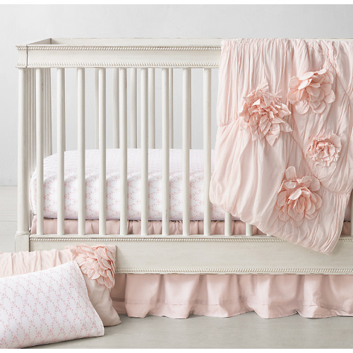 Washed Appliquéd Fleur Nursery Bedding Collection | RH Baby & Child