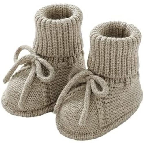 Generic Newborn Baby Booties Sock Shoes Hand Knitting Crochet Boys Girls Infant Cozy Indoor Breathable Walking Shoes