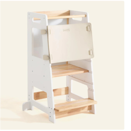 HARPPA Nordo | Safe & Stable Montessori Toddler Kitchen Wooden Tower - Perfect for Cooking & Learning, Counter Helper, Kitchen Tower, Gift for 2 Year Old