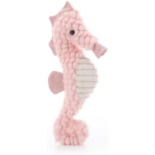 Apricot Lamb Pink Happy Sea Horse Soft Stuffed Animals Plush Toys 10.5''