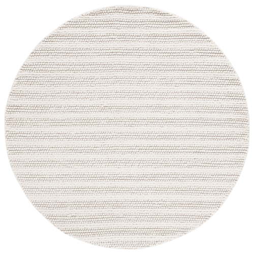 SAFAVIEH Natura Damion Striped Area Rug, Ivory, 6' x 6' Round