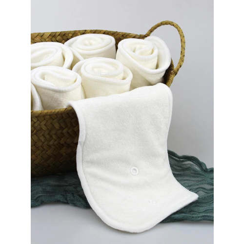 5-Layer Bamboo Cloth Diaper Insert with Snaps - No Microfiber! – Mama Koala