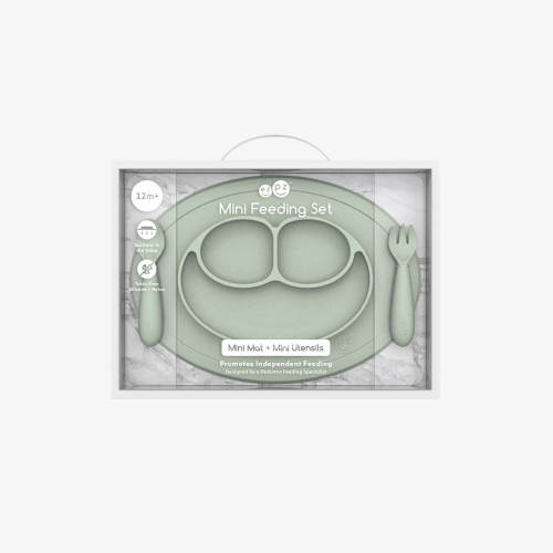 Mini Feeding Set – Suction Mat, Spoon & Fork for Toddlers