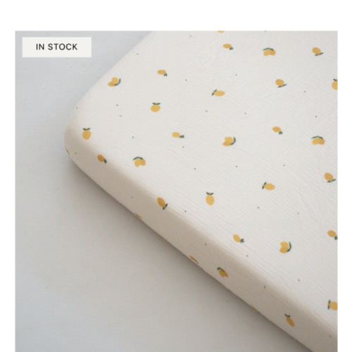 Organic Cot Sheet Lemon – Sacred Bundle