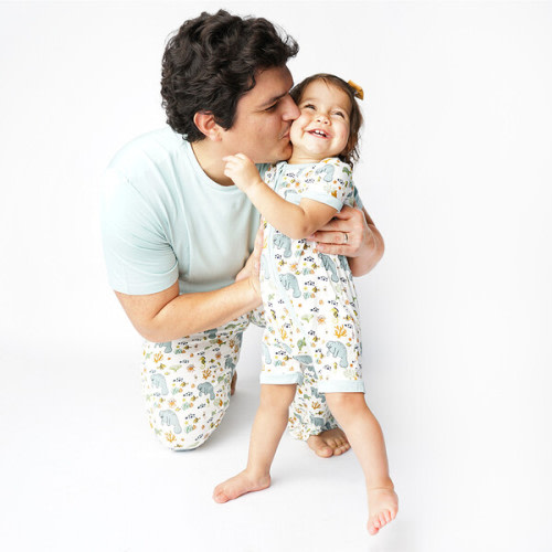 Manatee Bamboo Shortie Romper, Cream - Emerson and Friends | Maisonette