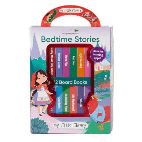My Little Library: Bedtime Stories (12 Board Books) - by Little Grasshopper Books & Publications International Ltd (Hardcover)