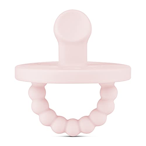 Ryan & Rose Cutie PAT Pacifier Teether (Slant, Pink)
