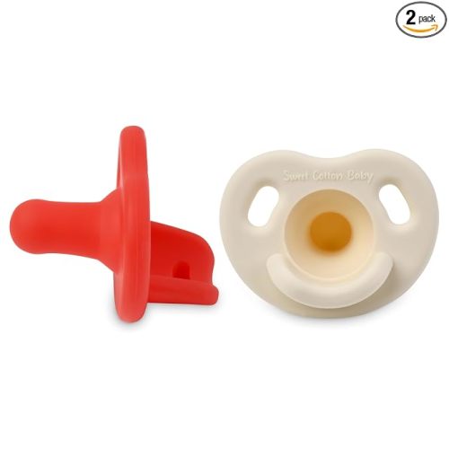 Pacifier – Soft Silicone – 0-36 Months – BPA Free – Natural Latch – Lightweight, Dishwasher Safe – for Newborns, Infants, Toddlers