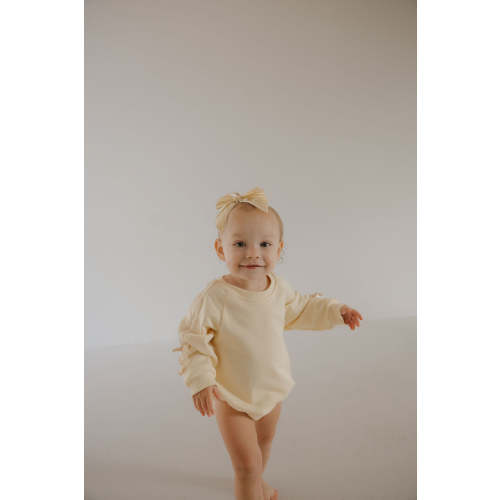 Sweatshirt Romper | Buttercream Bows