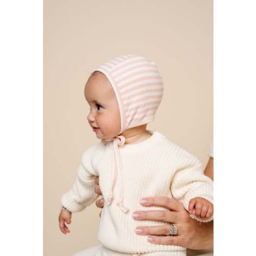 Harper Ribbed Bonnet
