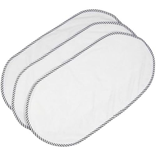 6PK Larger Softer Changing Pad Liners Waterproof, 27" x 13" Washable Reusable Changing Table Cover Liners Double Layers, 100% Cotton Flannel Surface, 6 Count