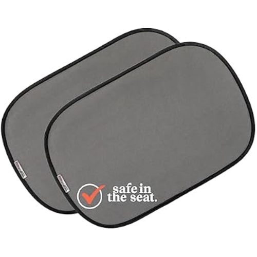 Nuby x Safe in The Seat Car Sun Shades - 2 Pack