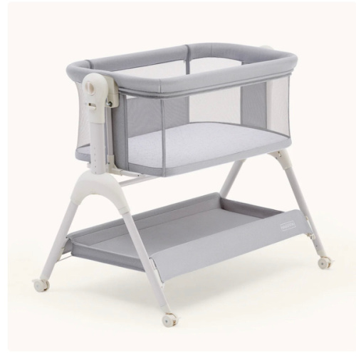 HARPPA Cuddly Sway | 3-in-1 Rocking Baby Bassinet & Bedside Sleeper with Anti-Reflux Mattress for Newborns | Attaches to Bed, Adjustable Height, Tool-Free Setup, Portable Wheels, CPSC Certified, Gentle Rocking Motion | Ideal for Infants, Safe Co-Sleeping