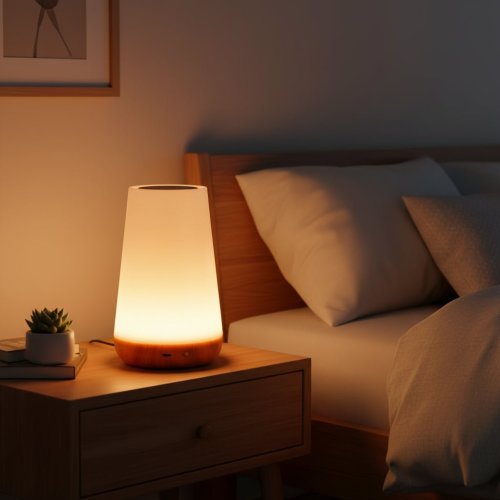 Portable Dimmable Touch Night Light | 5 Brightness Levels, 3 Modes | Rechargeable, Up to 10 Hours of Use