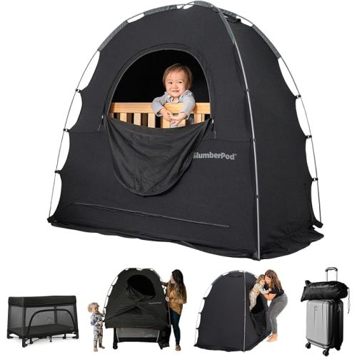 SlumberPod The Original Blackout Sleep Tent for Pack N Play & Mini Crib
