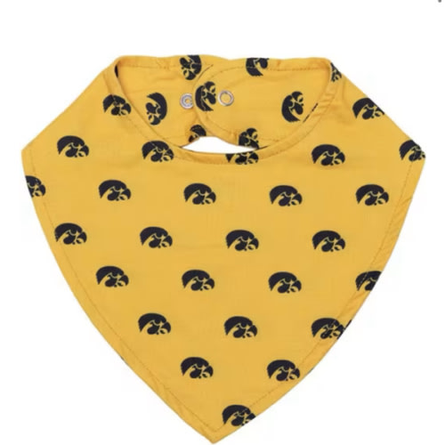 Iowa Hawkeyes BLACK Snap Closure Baby Accessories - 74206673
