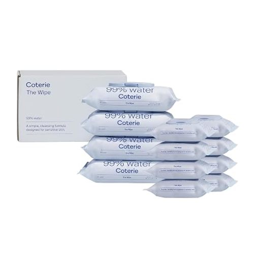 Coterie Baby Wipes for Sensitive Skin, 8-Pack (448 Count)