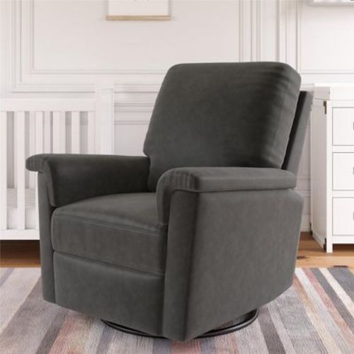 Baby Relax Terrin 3-in-1 Gliding Swivel Nursery Recliner