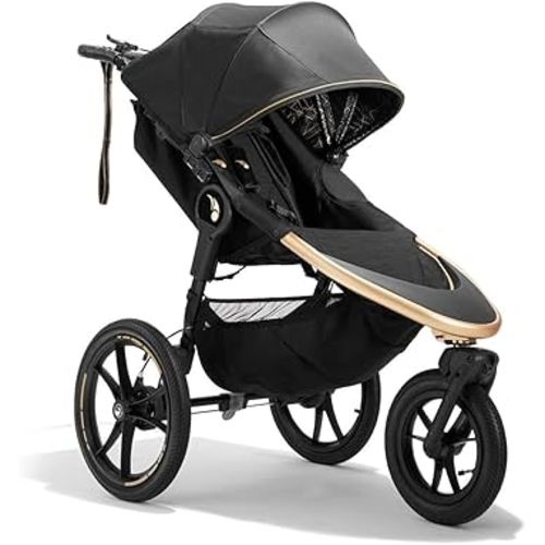 Baby Jogger Summit X3 3-Wheel Jogging Stroller with Hand Brake One-Hand Compact Fold & All-Wheel Suspension, City Royalty