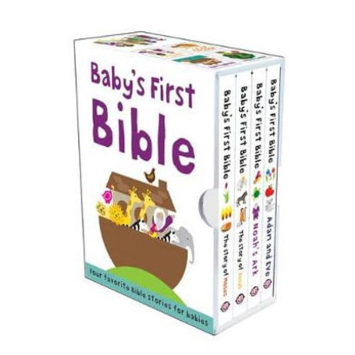 Baby's First Bible Boxed Set by Roger Priddy | The Story of Moses, the Story of Jesus, Noah's Ark, and Adam and Eve | 9780312514587 | Booktopia