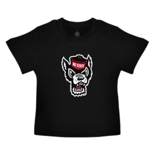 NC State Wolfpack Infant Black Wolfhead T-shirt – Red and White Shop