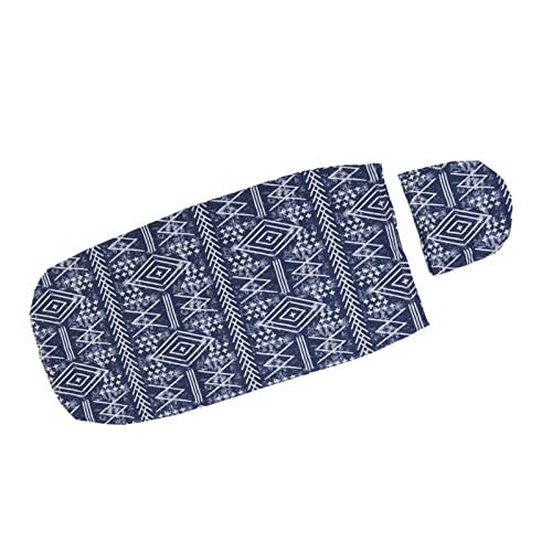 CFTGIW Soft Elastic Anti Startle Baby Swaddle Blanket Hat Set Newborn Wrap Baby Hat Set for 0 to 3 Months Cattle Bag Anti Home an and and Material Cotton The Soft (#3)
