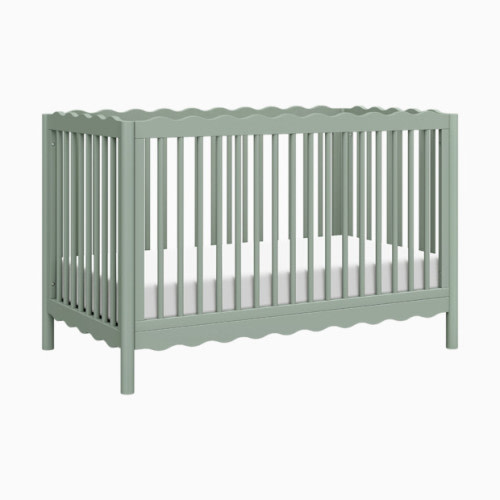 babyletto Swell 4-in-1 Convertible Crib with Conversion Kit - Light Sage