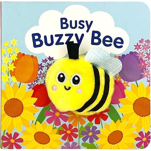 Busy Bee Finger Puppet Board Book, Ages 1-4 Board book – January 16, 2022