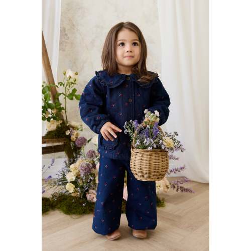 Amandine Pant - Cerise Denim