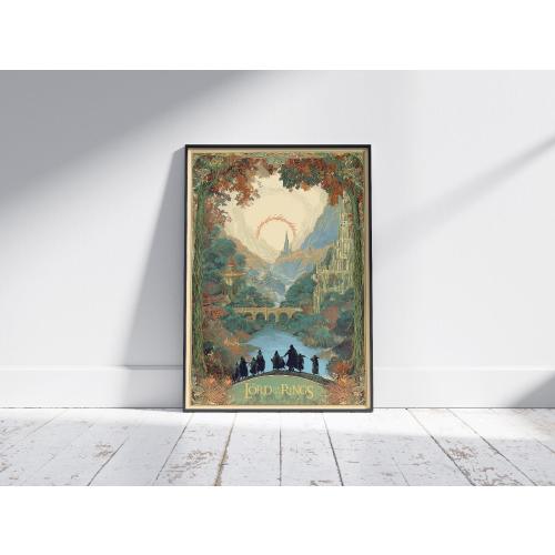 Movie Poster, Fellowship Wall Art, Canvas Print For Home Decor