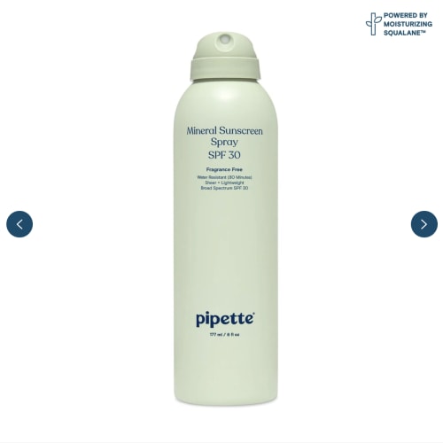 SPF 30 Mineral Sunscreen Spray | Pipette