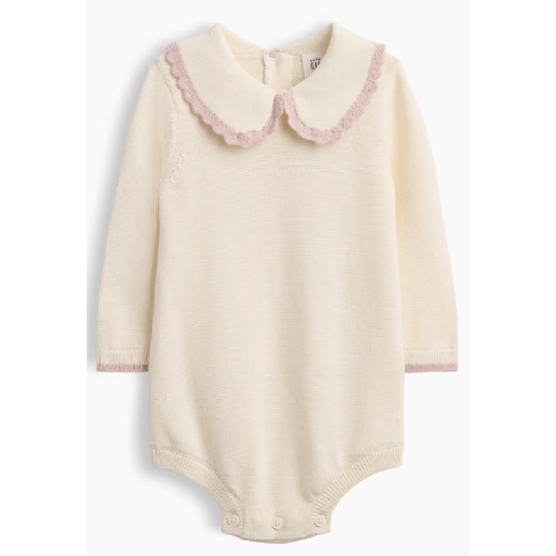 Baby Collared Sweater Bodysuit