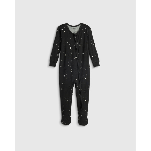 Bamboo Footie Pajama - Baby in Misty Rose