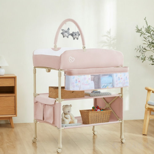 Zoomie Kids Aaralynn Portable Baby Changing Table with Basket & Reviews | Wayfair