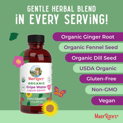 Organic Gripe Water Liquid Drops – MaryRuth Organics