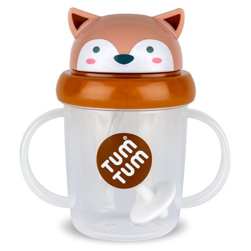 Tippy Up Free Flow Sippy Cup (No Valve), Sippy Cup for Toddlers, BPA Free (Fergus Fox 200ml)