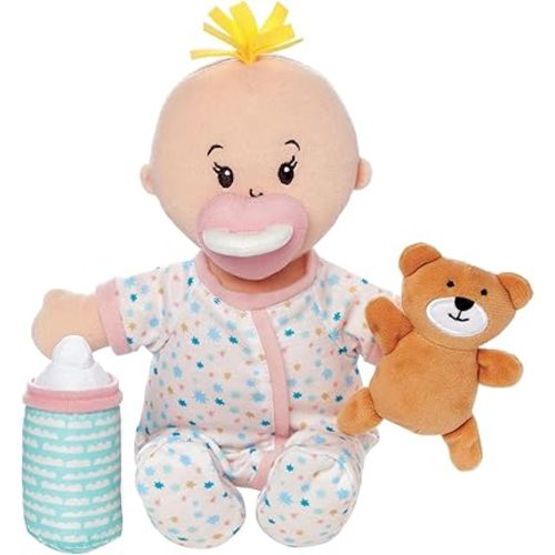 Manhattan Toy Wee Baby Stella Sleepy Time Scents Soft Doll Set, 12",Peach