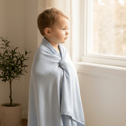 Swaddle Blue Fog Rib