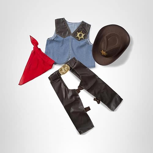 Melissa & Doug Cowboy Role Play Costume Set